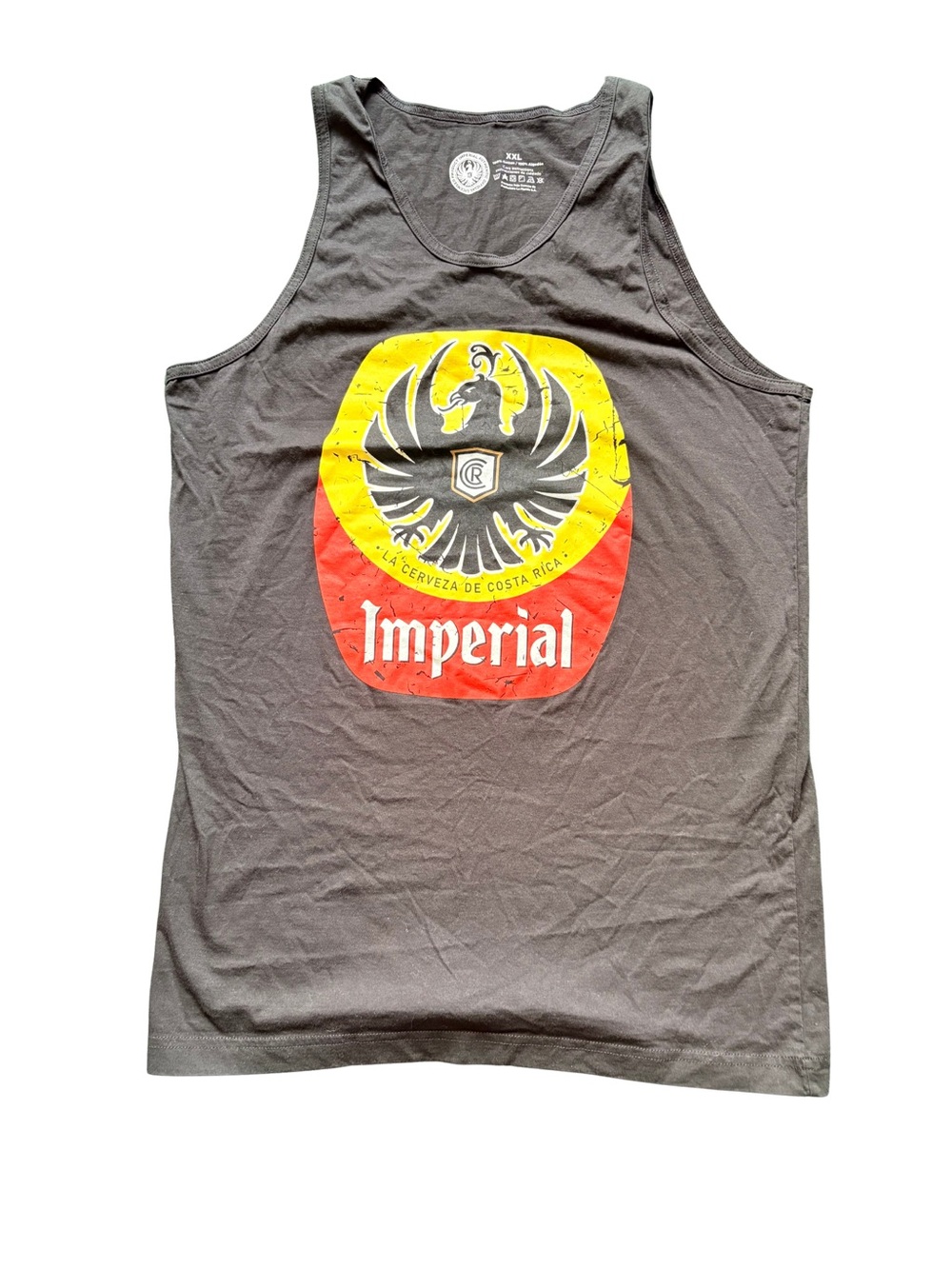 Imperial Beer Logo Black Tank Top XXL Sleeveless Shirt